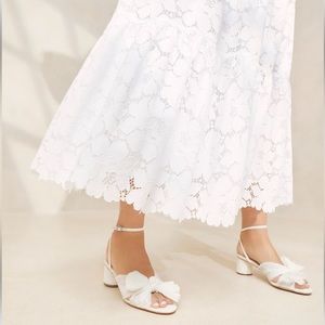 Loeffler Randall Dahlia Pearl Pleated Bow Heel